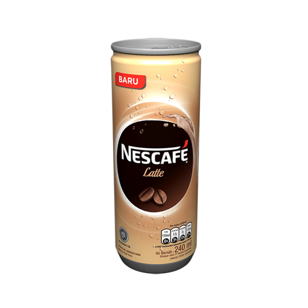 Nestle Nescafe Can 240mL Latte Indonesia Distribution Hub