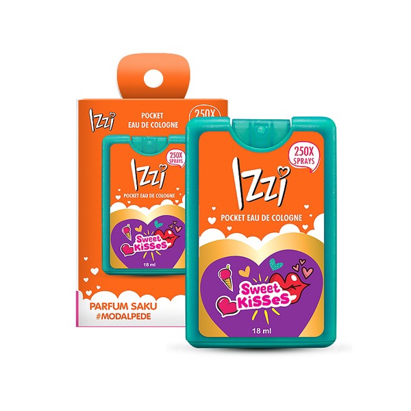 IZZI Pocket Eau De Col 3IN1 Sweet Kisses 18 mL Indonesia Distribution Hub