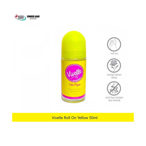 Vivelle Roll On Yellow 50 mL Indonesia Distribution Hub