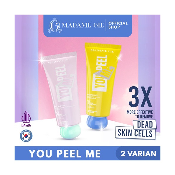 Madame Gie You Peel Me Peeling Gel Blueberry (01) Indonesia