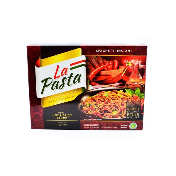 LA PASTA ROYALE HOT & SPICY 1X24X90GR | Indonesia Distribution Hub