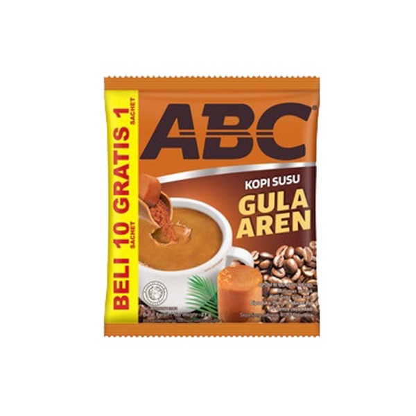 ABC KOPI SUSU GULA AREN RENCENG 27 GR/12 RCG/11 BKS | Indonesia