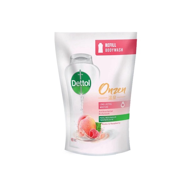 DETTOL BODY WASH 410 ML PEACH PH ZESTY/24 POUCH Indonesia