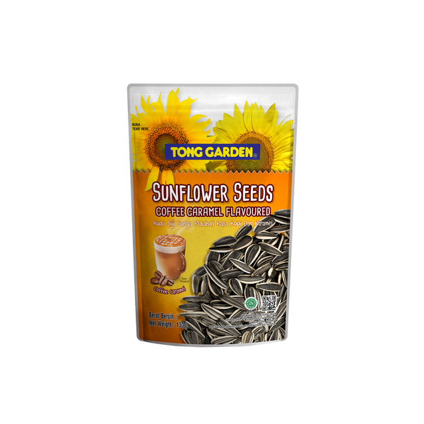 Tong Garden Coffee Caramel Sunflower Seeds 130 Gr Indonesia