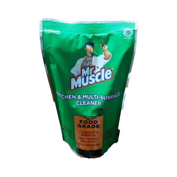 Mr. Muscle Kitchen Surface Pouch 480 mL | Indonesia Distribution Hub